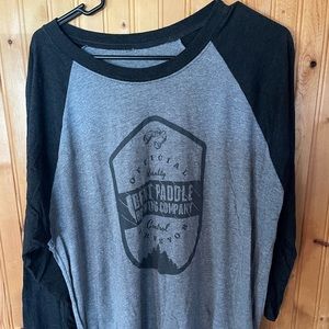 Men’s 3/4 sleeve shirt. Bent Paddle Brewing company.